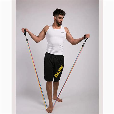 Workout pull rope elastic rope resistance bands exercise band stretch bands athletic rubber band ...