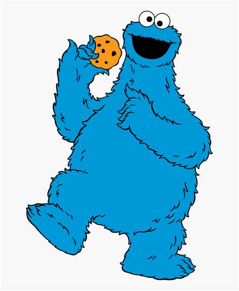 Sesame Street Characters Clip Art Cookie Monster