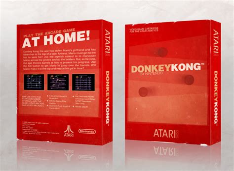 Donkey Kong Atari Box Art Cover by MattStar