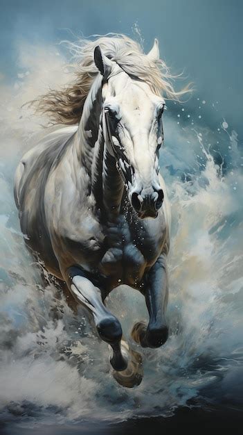 Premium AI Image | horse art prints