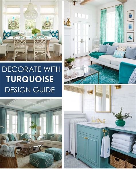 How To Decorate With Turquoise Design Tips A Blissful Nest | atelier ...