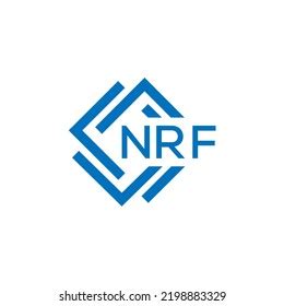 Nrf Letter Logo Design On White Stock Vector (Royalty Free) 2198883329 | Shutterstock