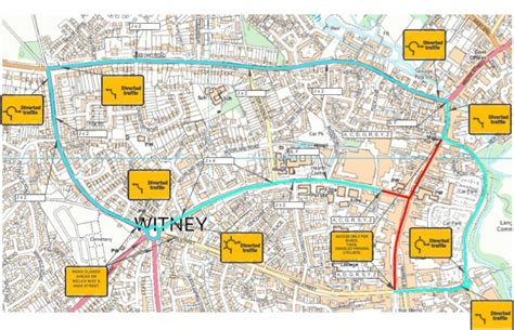 Witney town centre modified map-2 | West Oxfordshire District Council News