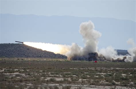 Improved Multiple Launch Rocket System tested at White Sands Missile ...