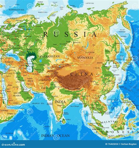 Geografia Mapa Fisico De Asia Images | Images and Photos finder