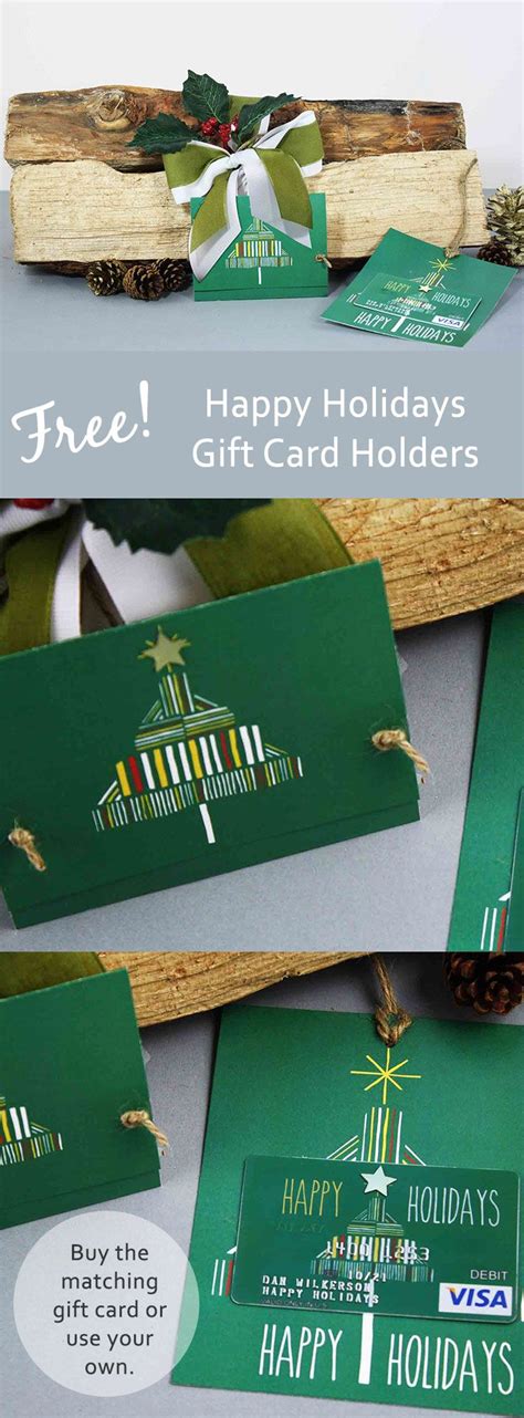 {Free Printable} Happy Holidays Gift Card Holder | Giftcards.com ...