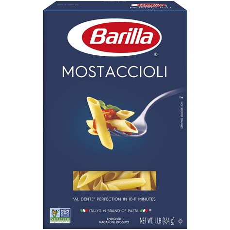 Barilla® Classic Blue Box Pasta Mostaccioli 16 oz - Walmart.com - Walmart.com