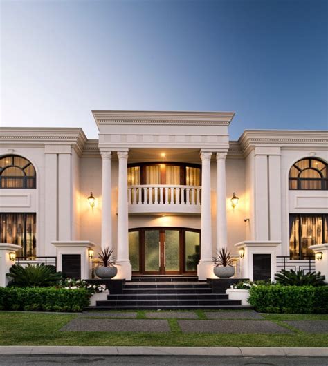 Entrance Luxury Classic Villa Exterior Design – TRENDECORS