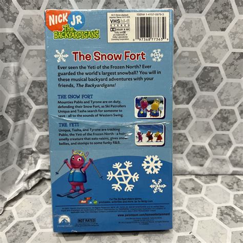 Mavin | ULTRA RARE The Backyardigans The Snow Fort VHS Video Tape Nick Jr. New Sealed