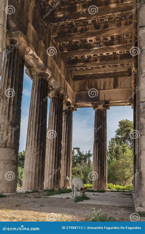 Hephaestus Temple Athens Greece Stock Image - Image of greek, religious: 27988713