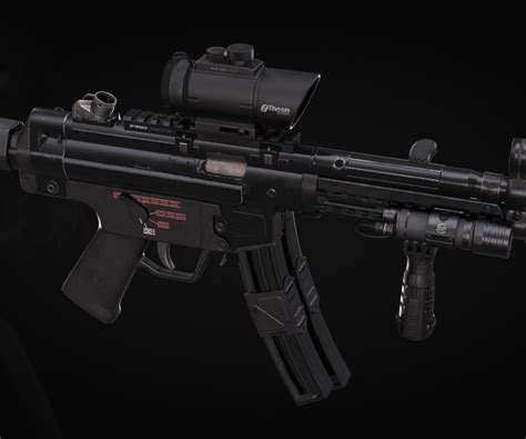 ArtStation - H&K MP5A3 pack (standard factory version and accessories ...