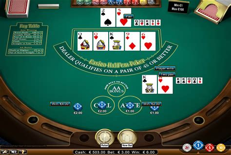 Texas Holdem Bonus Strategy