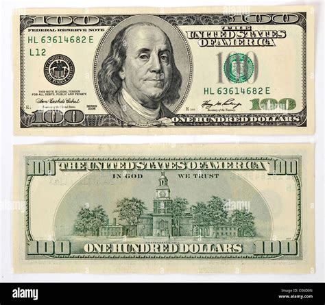 Download this stock image: 100 U.S. dollar banknote, front and back - C06D0N from Alamy's ...