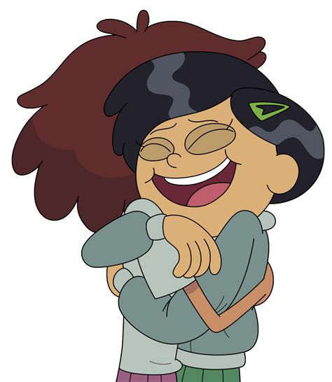 Amphibia Digital Art - Anne and Marcy Hugging! by LuxoVeggieDude9302 on DeviantArt