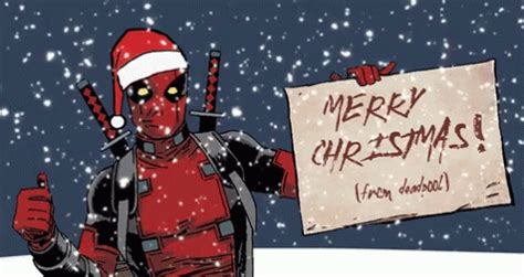 Deadpool Merry Christmas GIF - Deadpool MerryChristmas Greetings ...