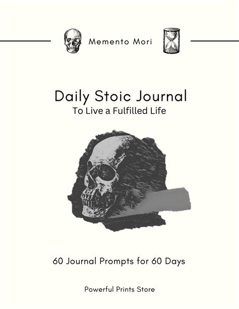 Daily Stoic Journal: 60 Journal Prompts for 60 Days