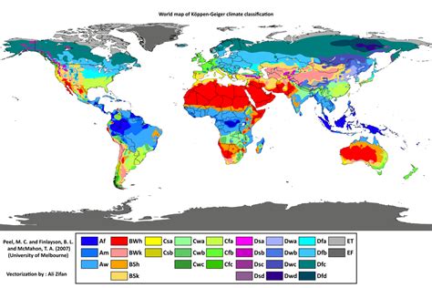 Koppen Climate World Map [3000x2000] : MapPorn