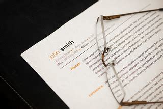 Resume - Glasses | Job resume with glasses When using the im… | Flickr