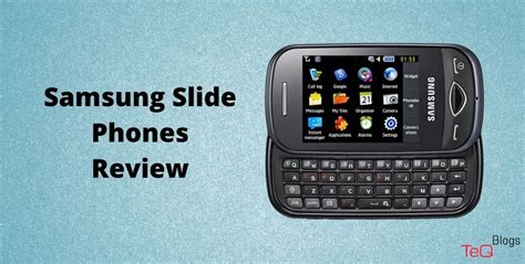 Samsung Slide Phones: Best Models Of Samsung Slider Phones