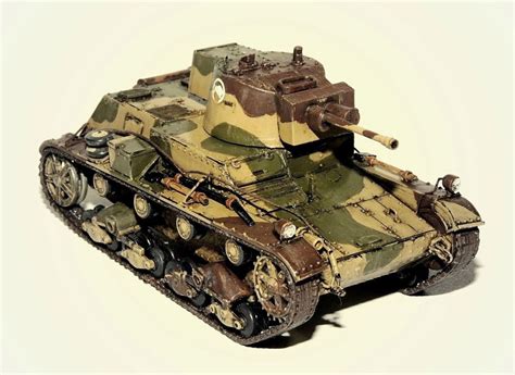 Model of a British tank 7TP LIGHT TANK assembled from Mirage Hobby kit | Model Kits: cars, ships ...