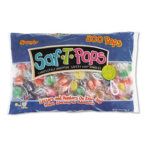 Saf-T-Pops Assorted Flavors 200ct Bag | Saf-T-Pop Lollipop