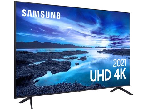 Smart TV 75” Crystal 4K Samsung 75AU7700 Wi-Fi - Bluetooth HDR Alexa Built in 3 HDMI 1 USB - TV ...