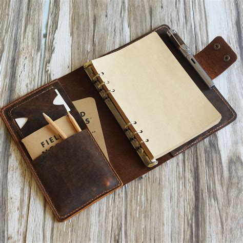 Customizable Binder - A5 A6 Leather Journal Notebook Organizer - Extra Studio