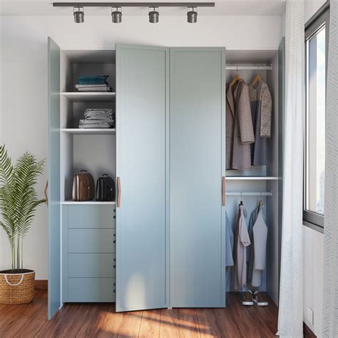 Cosy Compact Sized Maximum Storage Small Wardrobe Design | Livspace