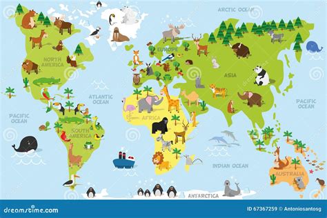 World Continents Map Royalty-Free Stock Photography | CartoonDealer.com #12015959