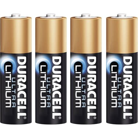 Duracell Lithium AA Battery x4 from Conrad.com