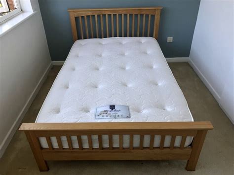 Small Double bed - solid wood. Mattress also available. | in Harborne, West Midlands | Gumtree