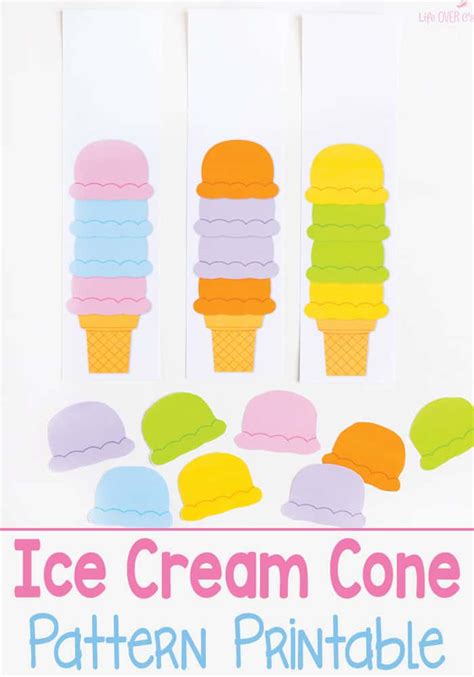 Ice Cream Cone Patterns Printable