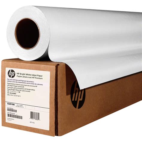 HP Inkjet Paper with ColourPro Technology, Bright White, 36" x 300' (C6810A) | Grand & Toy