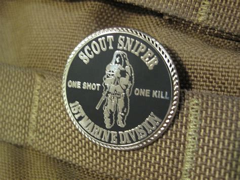 Scout Sniper Pin 1st Marine Division Badge HOG - Etsy