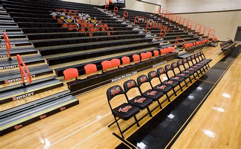 Gymnasium Seating Indoor Bleachers Hussey Seating Company, 51% OFF