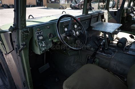 Interior of a Military Humvee Editorial Stock Photo - Image of automobile, battle: 264351753