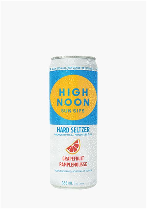 High Noon Grapefruit Vodka Seltzer - 4x355ML – Willow Park Wines & Spirits