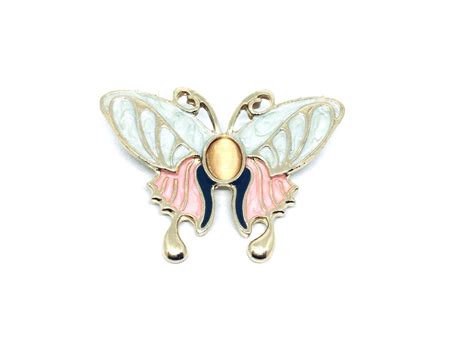 Vintage Enamel Butterfly Brooch | FINOX