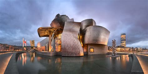 Salbeko Zubia Bridge and Guggenheim Museum, Bilbao, Spain | Anshar Images