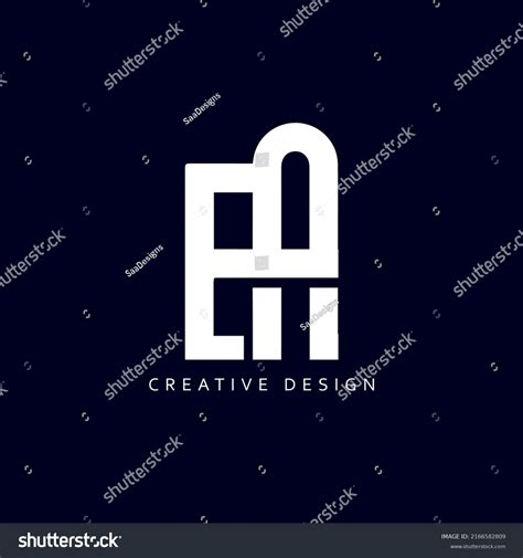 Ea Logo Design Creative Professional Trendy Stock Vector (Royalty Free) 2166582809 | Shutterstock