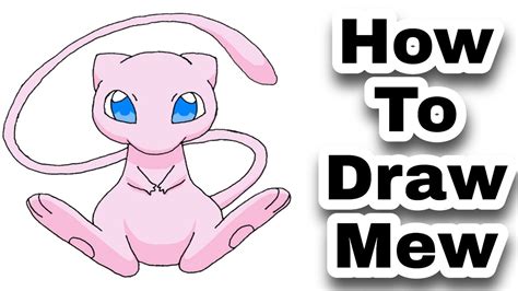 How To Draw Mew From Pokemon Go Printable Step By Step Drawing Sheet – Otosection