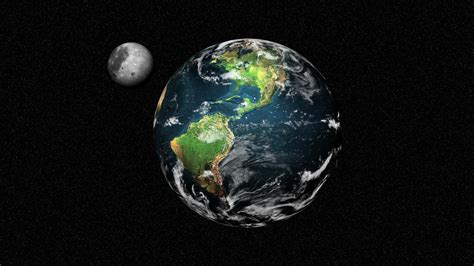 Earth and Moon Wallpaper - WallpaperSafari