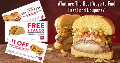 How to Find Fast Food Coupons | Easy Ways to Find Fast Food Coupons