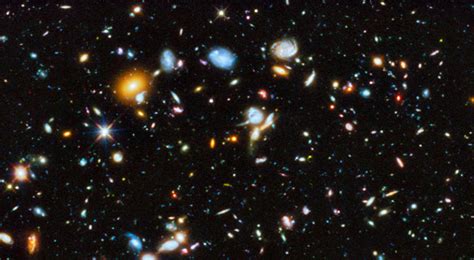 The Hubble Space Telescope has taken a long-exposure picture of space ...