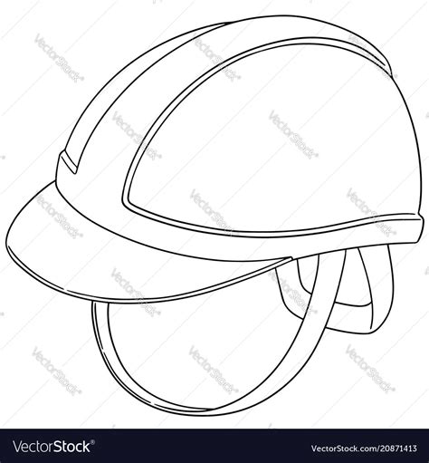 Set of safety helmet Royalty Free Vector Image