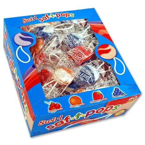 Saf-t-pops Swirl 60 Count Box | Safety Sucker Loop Handle ...