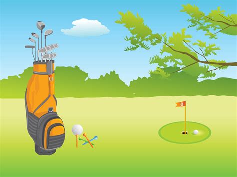 Vector Golf Course Vector Art & Graphics | freevector.com