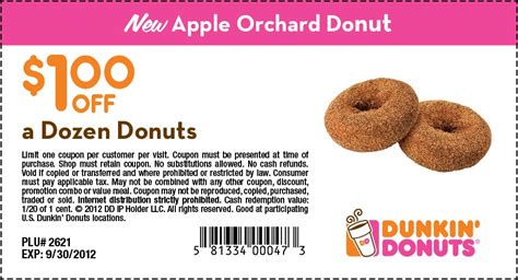 Dunkin Donuts: $1 off Dozen Donuts Printable Coupon