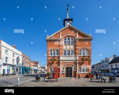 Thame Town Hall in Oxfordshire built in 1889 and is a landmark in the ...