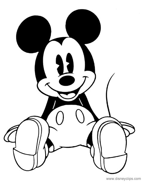 Mickey Mouse Printable Coloring Pages